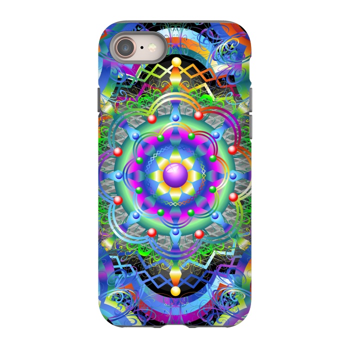 iPhone SE StrongFit Mandala Universe Psychedelic  by BluedarkArt