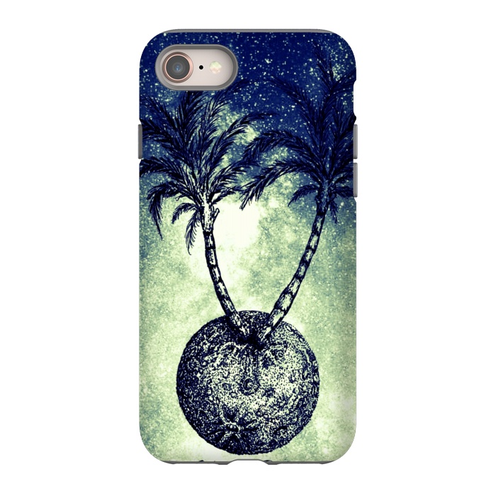 iPhone SE StrongFit Paradise is on the Moon by Gringoface Designs