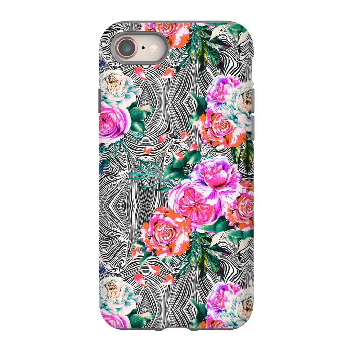iPhone SE StrongFit Flowery on linear mosaic by Mmartabc