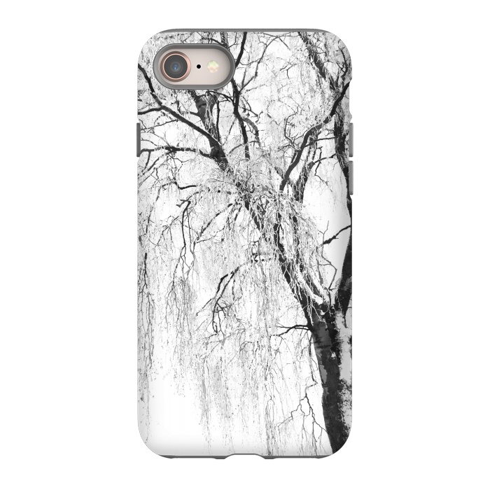 iPhone SE StrongFit White Snow Tree by Alemi