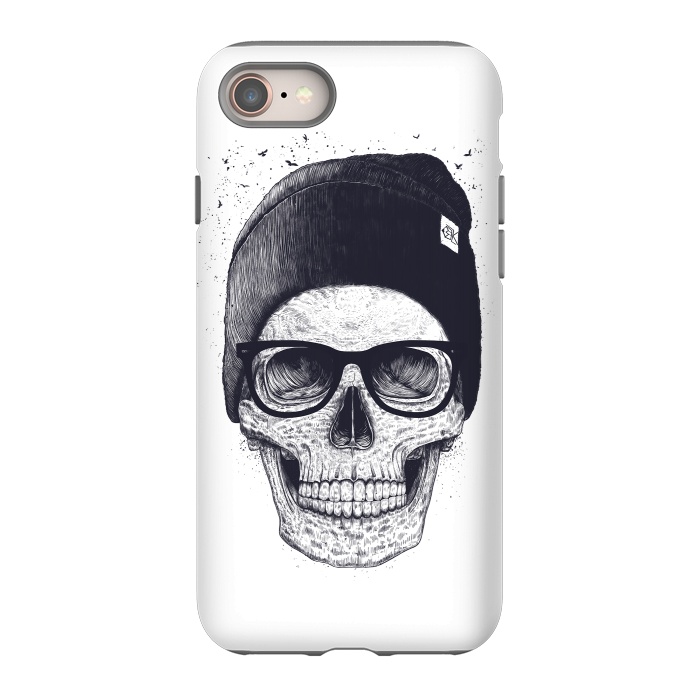 iPhone SE StrongFit Black skull in hat by kodamorkovkart