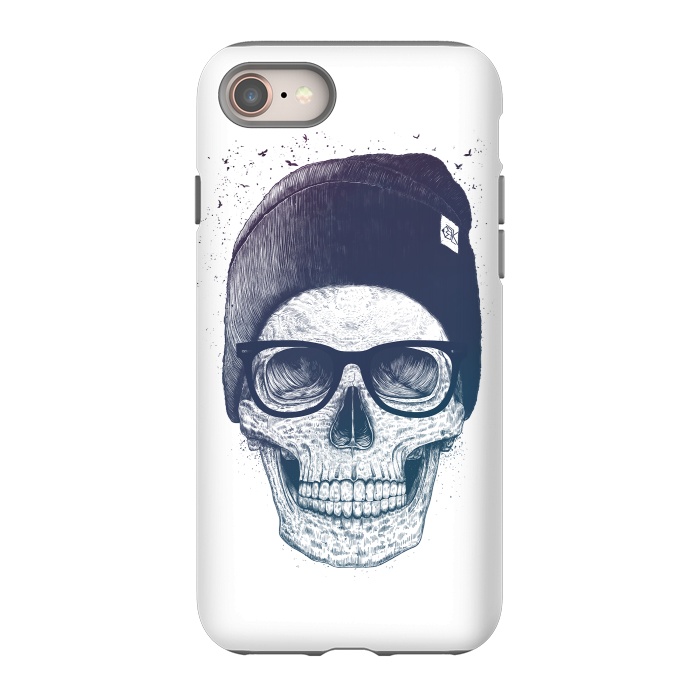 iPhone SE StrongFit Colorful skull in hat by kodamorkovkart