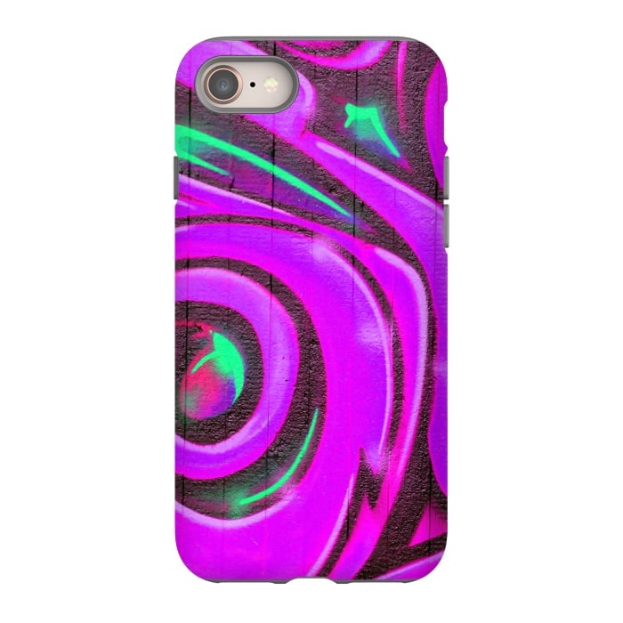 iPhone SE StrongFit Pink Graffiti by Andrea Haase