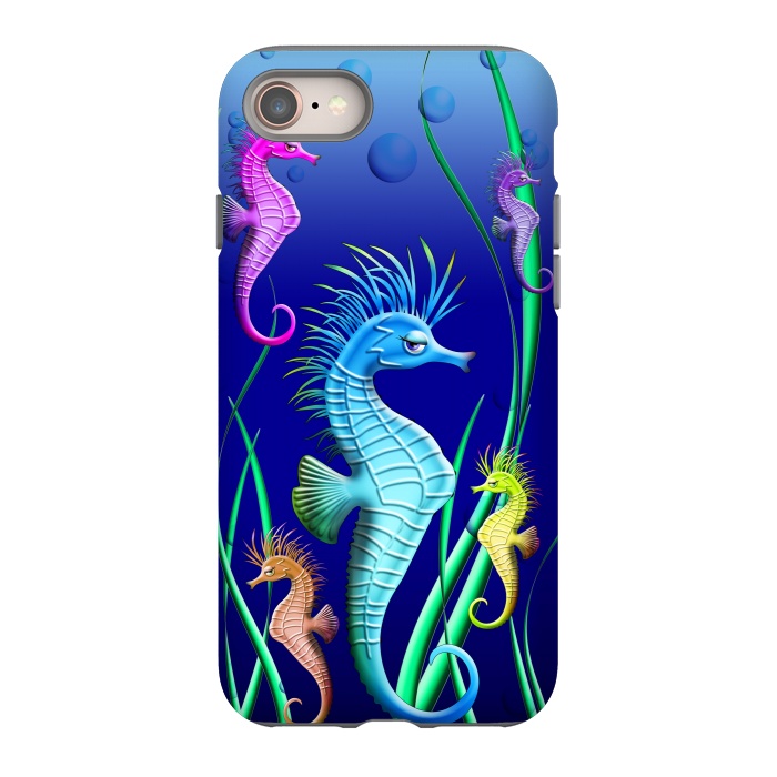 iPhone SE StrongFit Seahorses Underwater Scenery by BluedarkArt