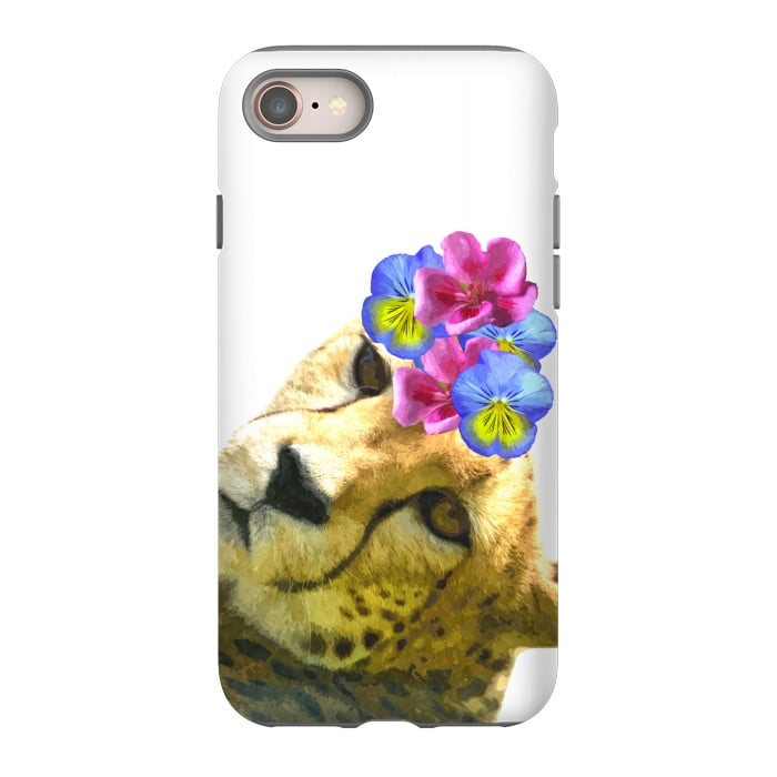 iPhone SE StrongFit Cute Cheetah by Alemi