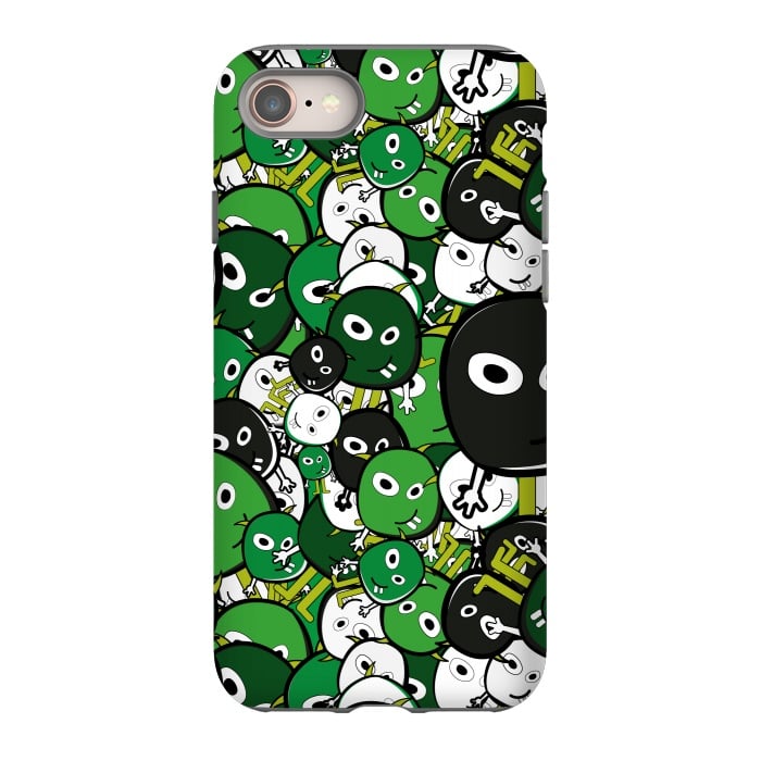 iPhone SE StrongFit green monsters by TMSarts
