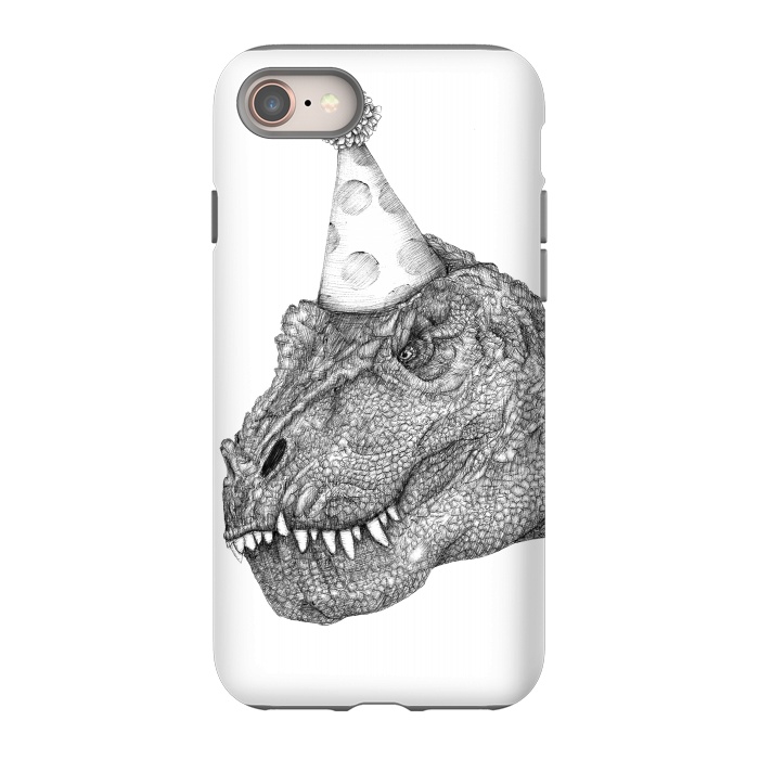 iPhone SE StrongFit Party Dinosaur by ECMazur 