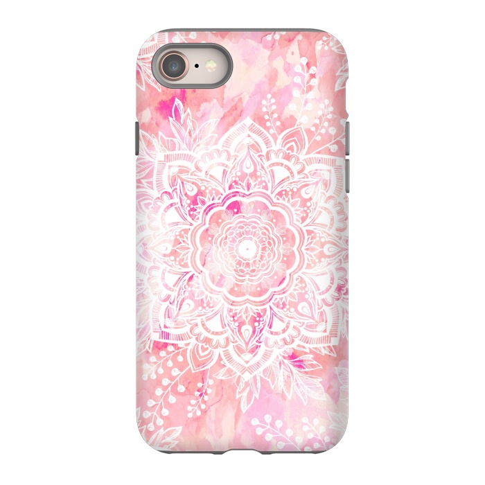iPhone SE StrongFit Queen Starring of Mandalas-Rose by ''CVogiatzi.