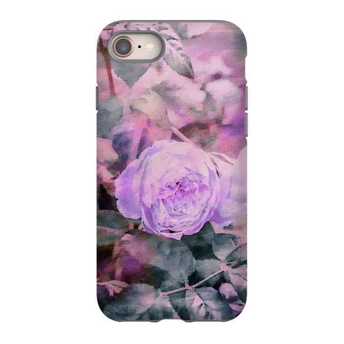 iPhone SE StrongFit Rose Mixed Media Art by Andrea Haase