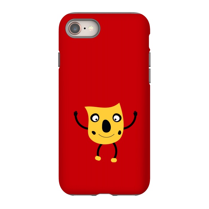 iPhone SE StrongFit funny happy man by TMSarts