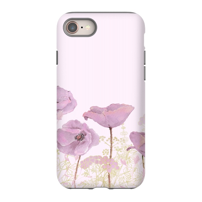iPhone SE StrongFit Rose Gold Poppy Dream by  Utart
