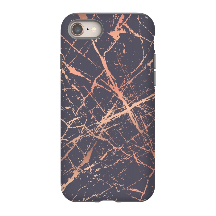 iPhone SE StrongFit Copper Splatter 001 by Jelena Obradovic