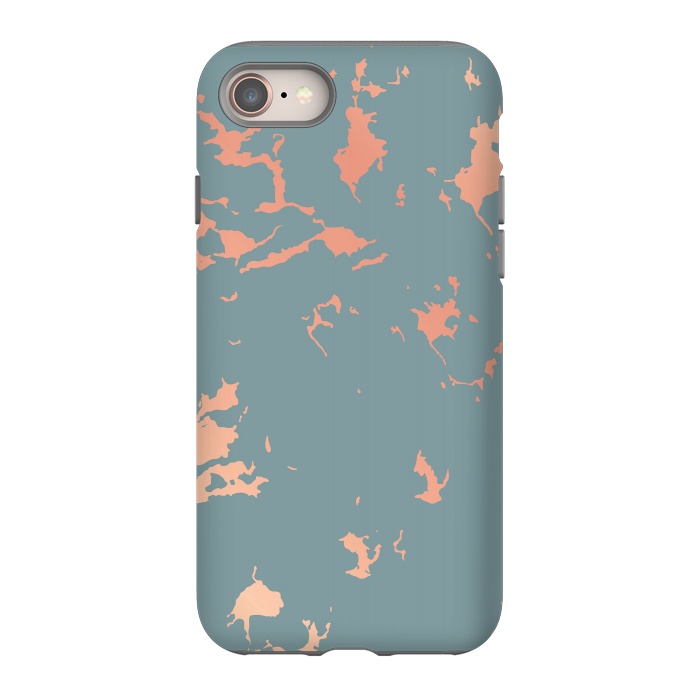 iPhone SE StrongFit Copper Splatter 002 by Jelena Obradovic