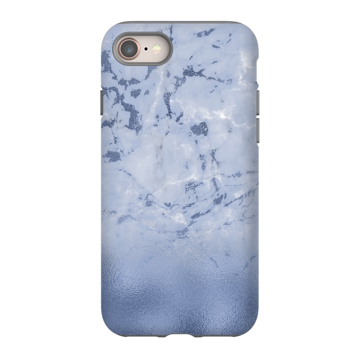 iPhone SE StrongFit Freshness - Blue Marble Glitter  by  Utart