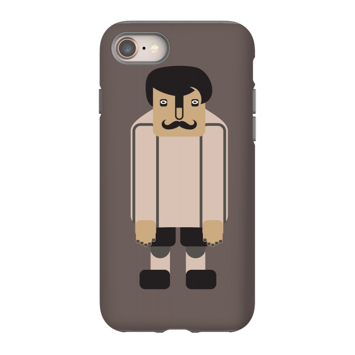 iPhone SE StrongFit tall skinny man by TMSarts