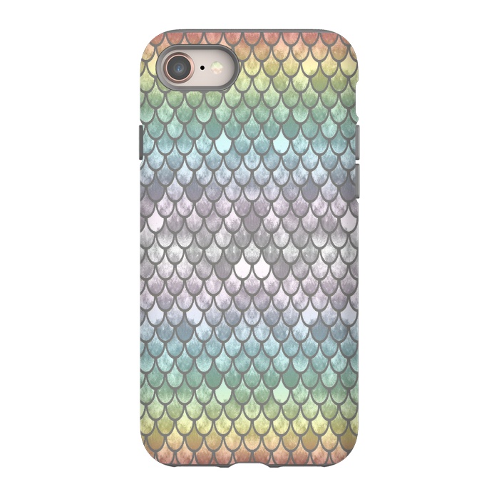 iPhone SE StrongFit Pretty Mermaid Scales 11 by Angelika Parker