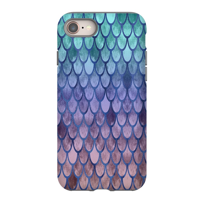 iPhone SE StrongFit Pretty Mermaid Scales 99 by Angelika Parker