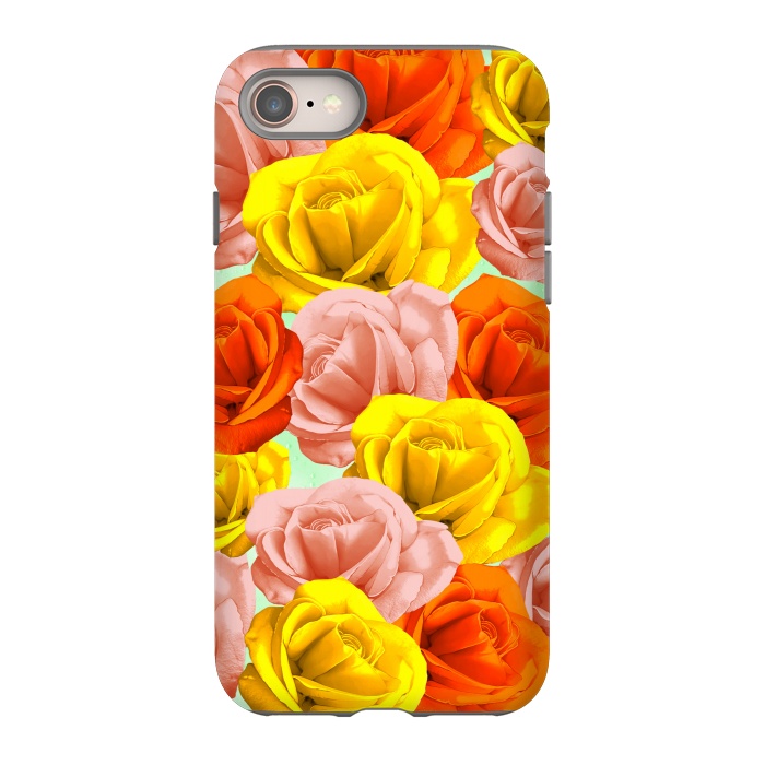 iPhone SE StrongFit Roses Pastel Colors Floral Collage by BluedarkArt