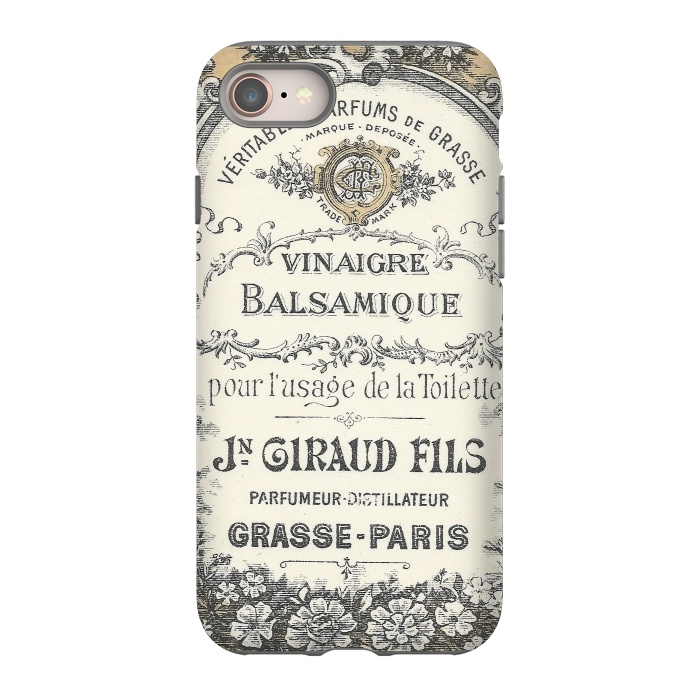 iPhone SE StrongFit Vintage French Typography by Andrea Haase