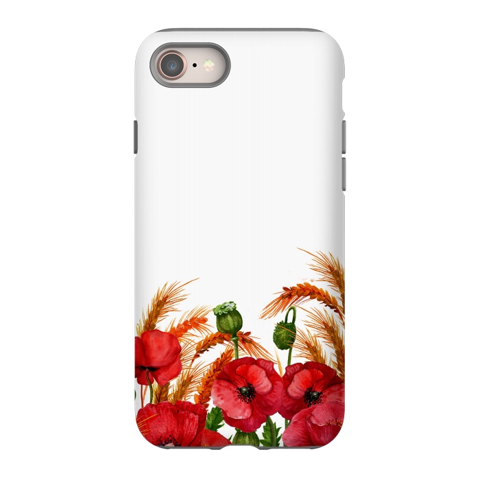 iPhone SE StrongFit Summer Poppy Field by  Utart