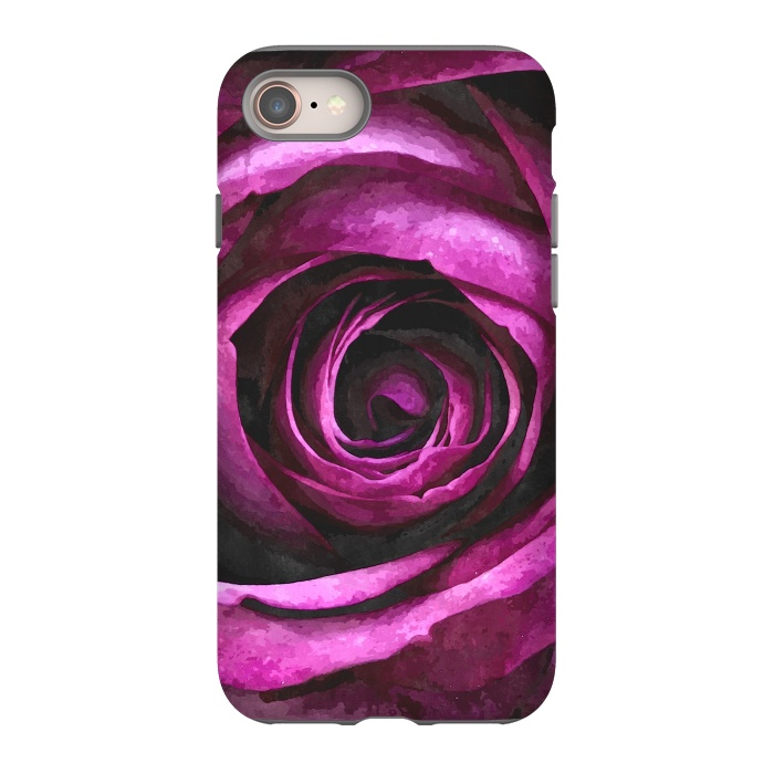 iPhone SE StrongFit Purple Rose by Alemi