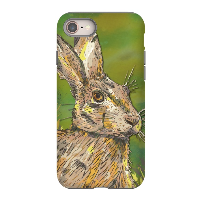 iPhone SE StrongFit Summer Hare by Lotti Brown