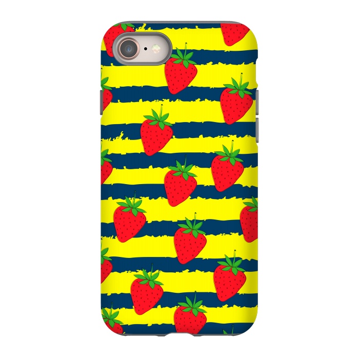 iPhone SE StrongFit summer strawberry pattern by MALLIKA
