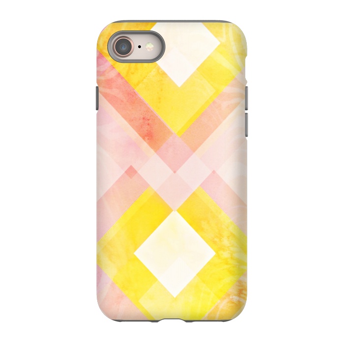 iPhone SE StrongFit Pink yellow pattern by Jms