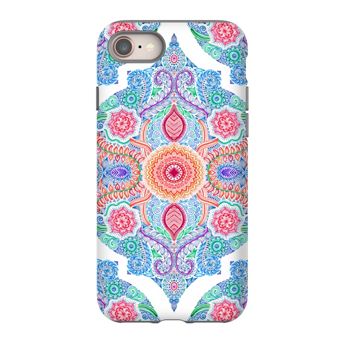 iPhone SE StrongFit Ink and Symmetry in Rainbow Brights by Micklyn Le Feuvre