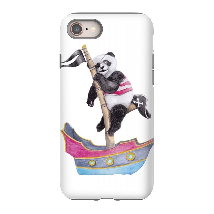 iPhone SE StrongFit Panda Pirate by gingerlique