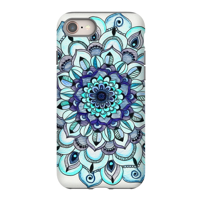 iPhone SE StrongFit Peacock Mandala by Tangerine-Tane