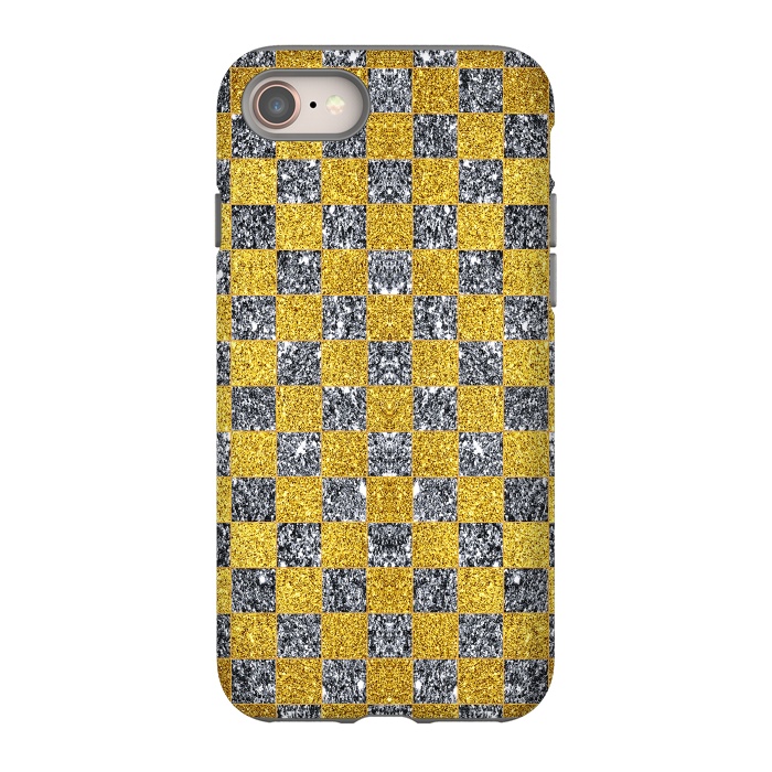 iPhone SE StrongFit Checkered Pattern X by Art Design Works