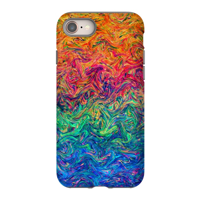 iPhone SE StrongFit Fluid Colors G249 by Medusa GraphicArt