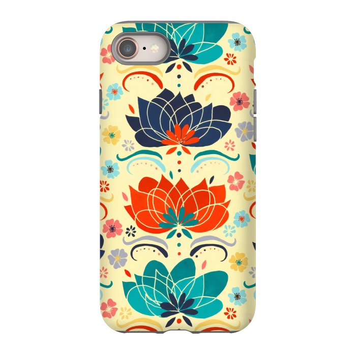 iPhone SE StrongFit 1960s Hippie Floral  by Tigatiga