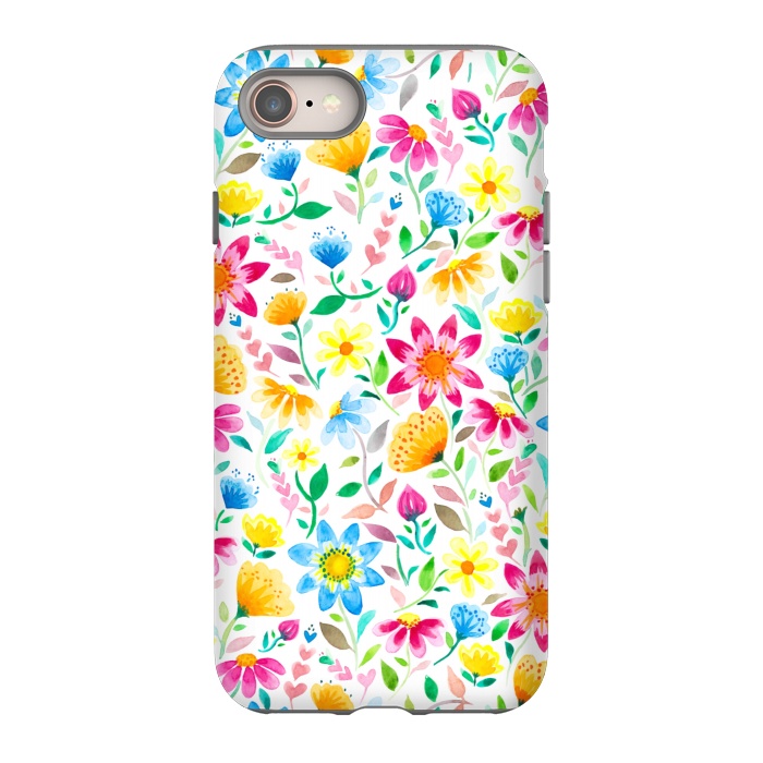 iPhone SE StrongFit Flower Power Garden by gingerlique