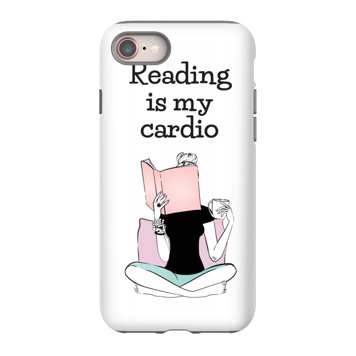 iPhone SE StrongFit Reading is my cardio by Martina