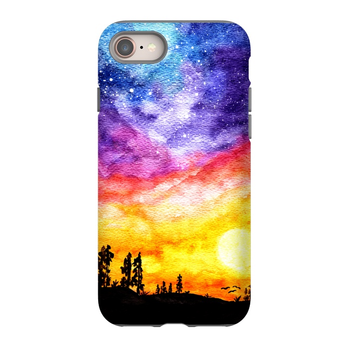 iPhone SE StrongFit Galaxy Sunset Dream  by Tigatiga