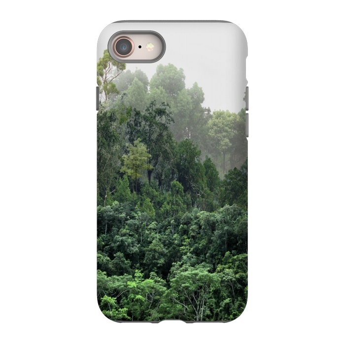 iPhone SE StrongFit Tropical Foggy Forest by ''CVogiatzi.