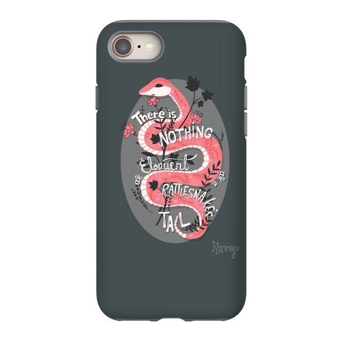 iPhone SE StrongFit There is nothing as eloquent as a rattlesnake's tail by Jelena Obradovic