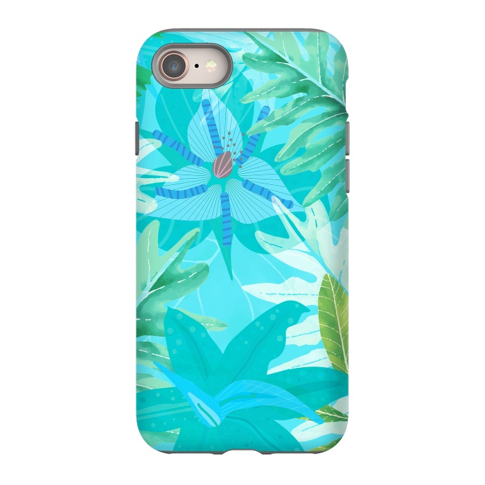 iPhone SE StrongFit Eve's blue Aroma Garden by  Utart