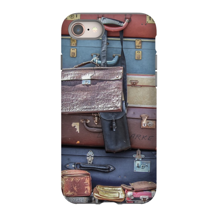 iPhone SE StrongFit Collection Of Old Suitcase by Andrea Haase