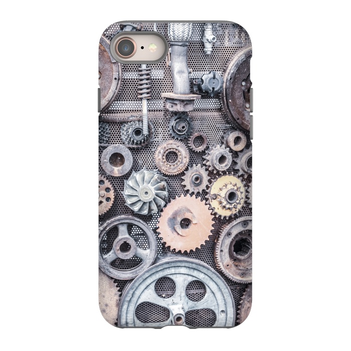 iPhone SE StrongFit Vintage Steampunk Gear by Andrea Haase