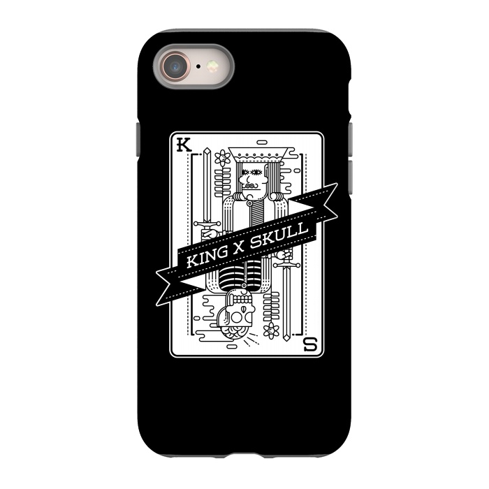 iPhone SE StrongFit King & Skull by Afif Quilimo