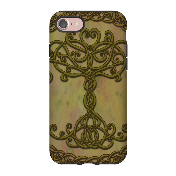 iPhone 7 StrongFit Celtic Tree of Life I by Lotti Brown