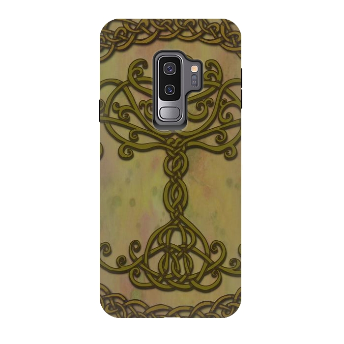 Galaxy S9 plus StrongFit Celtic Tree of Life I by Lotti Brown