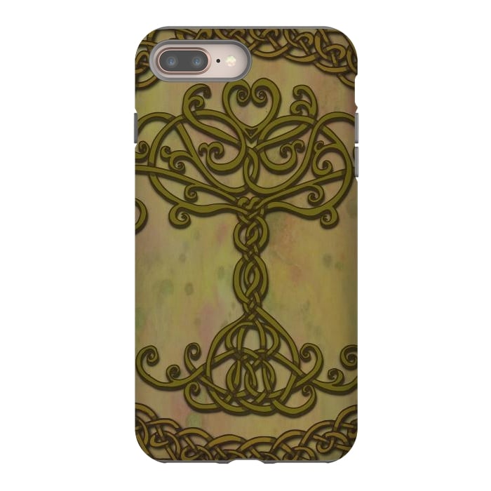 iPhone 8 plus StrongFit Celtic Tree of Life I by Lotti Brown