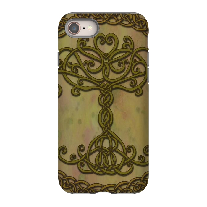 iPhone SE StrongFit Celtic Tree of Life I by Lotti Brown
