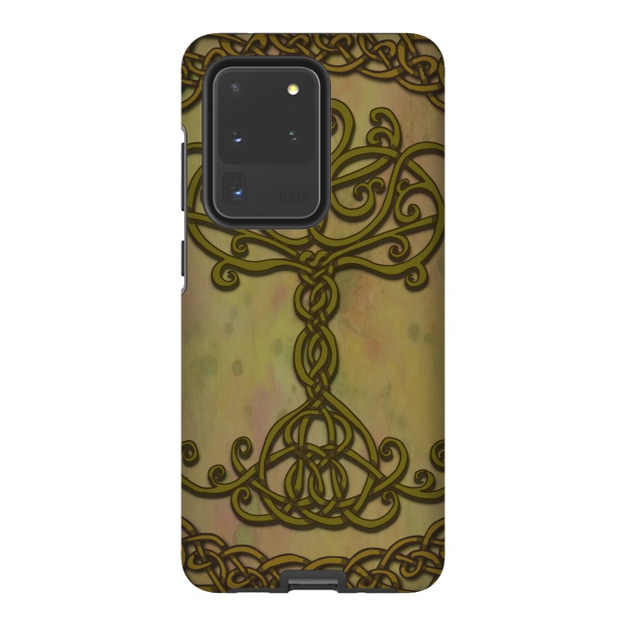 Galaxy S20 Ultra StrongFit Celtic Tree of Life I by Lotti Brown