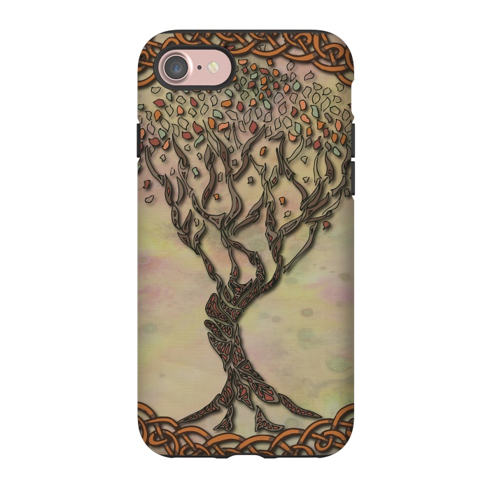 iPhone 7 StrongFit Celtic Tree of Life II by Lotti Brown