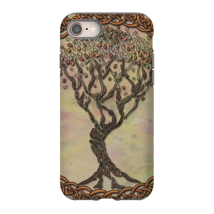 iPhone 8 StrongFit Celtic Tree of Life II by Lotti Brown